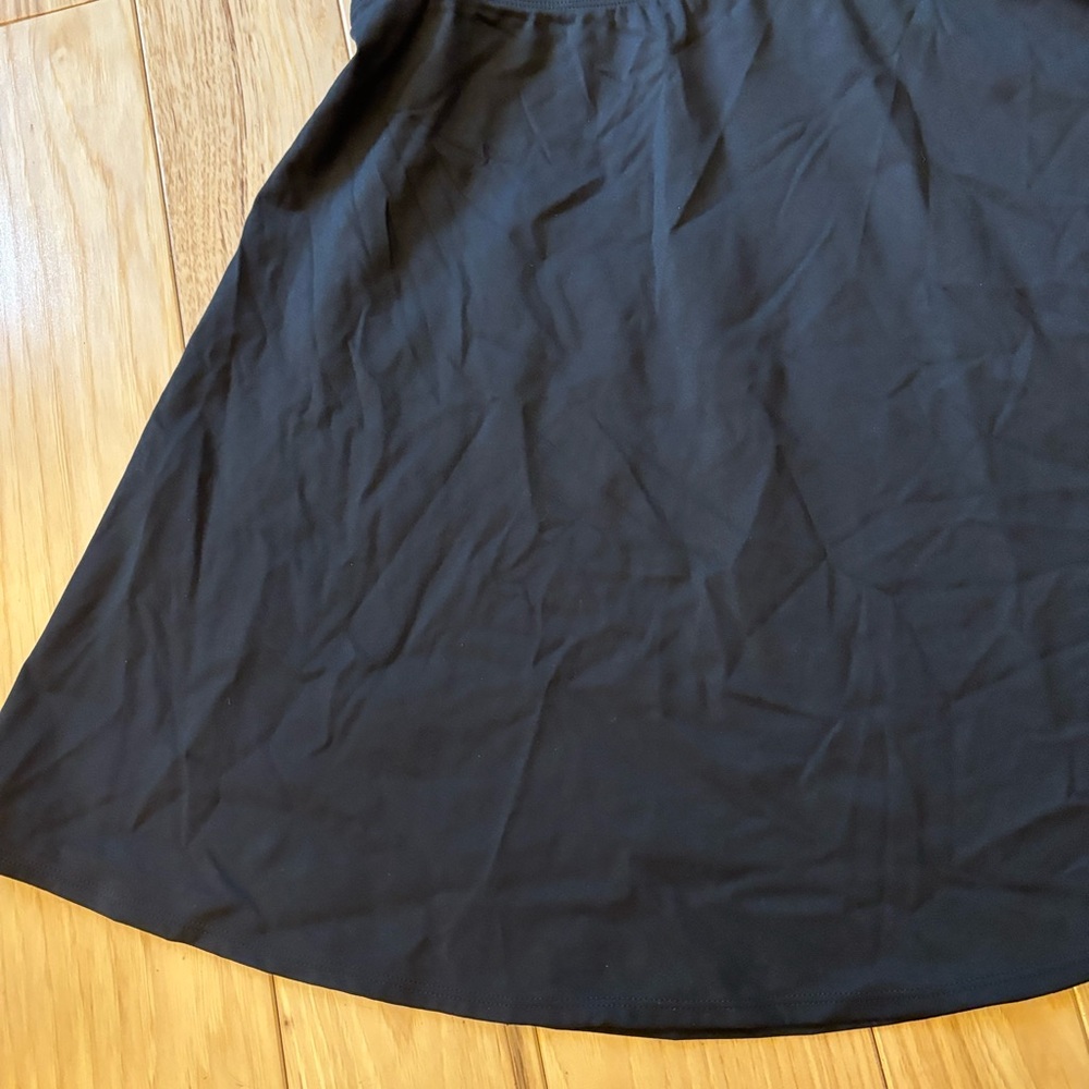 NEW Halara Cloudful Crisscross Ballet Barre Dance Black Activewear Mini Dress - Picture 5 of 10